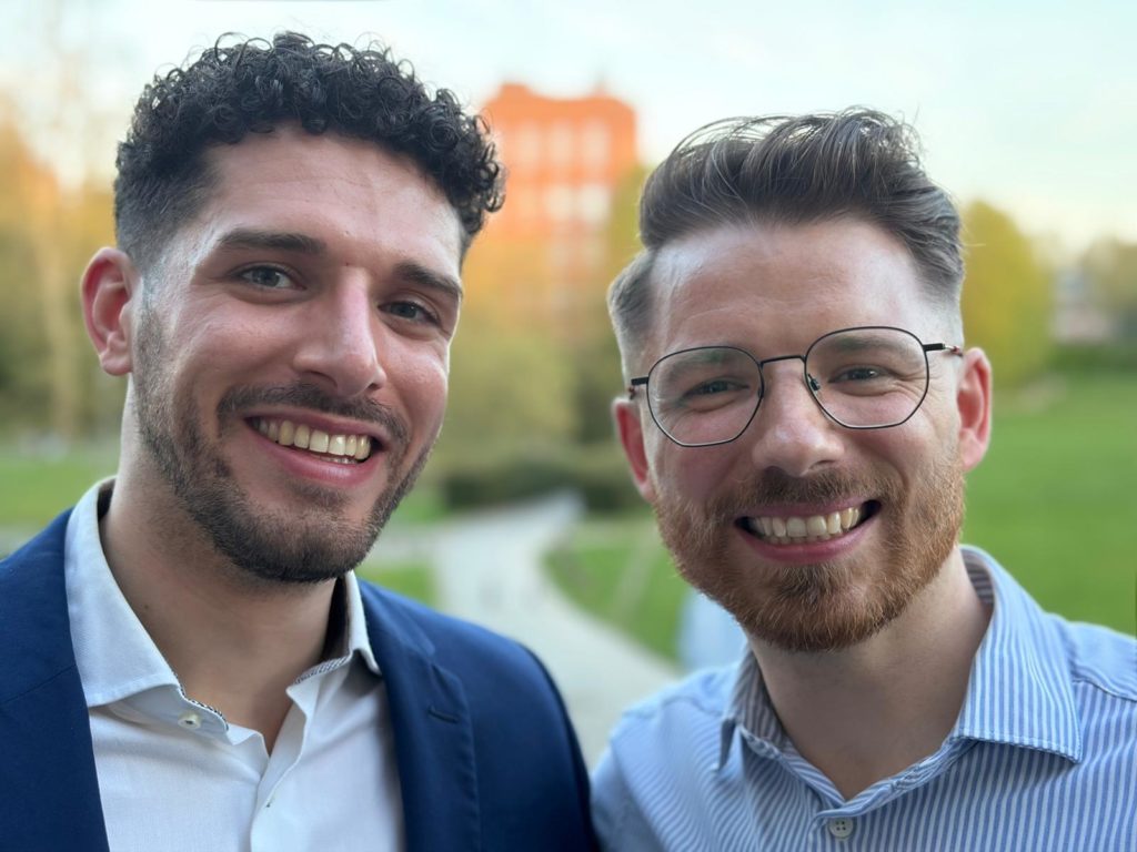 Alessio Silva e Robert Prior - Ricercatori Leuven Lipidi e CMT