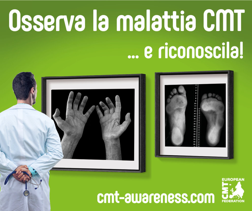 Campagna europea consapevolezza Charcot-Marie-Tooth 2020 medico