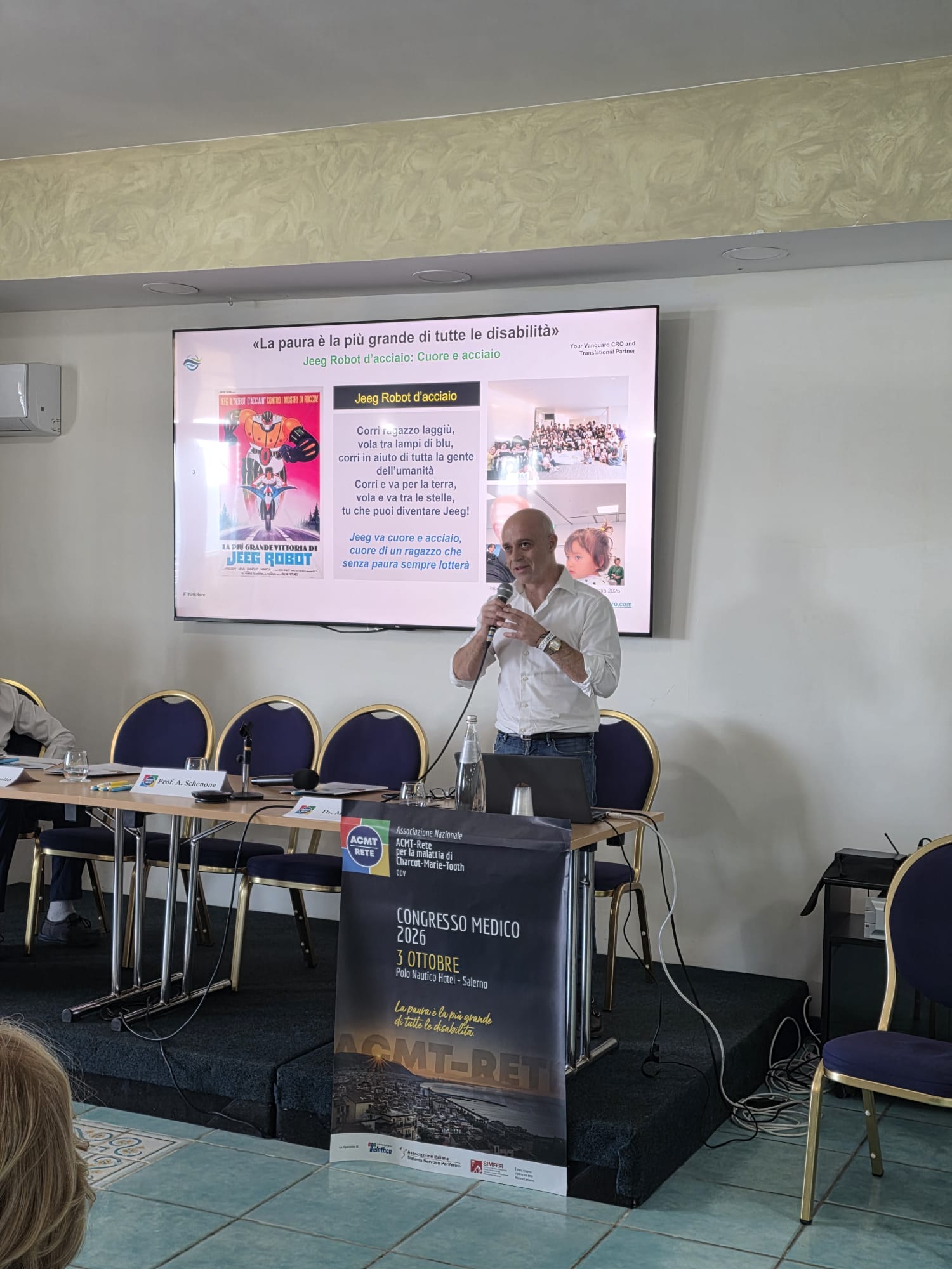 Il Dott. Massimiliano Bianchi di Ulysses Neuroscience presenta le ultime ricerche sui Biomarcatori per la CMT al Congresso ACMT-Rete 2026